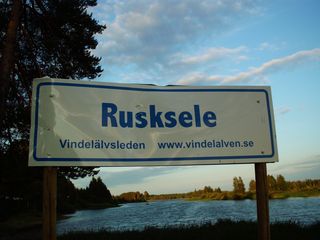Badeplatz Rusksele am Vindelälven